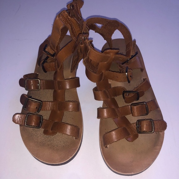 ZARA Gladiator Girls Leather Sandal - Picture 2 of 4